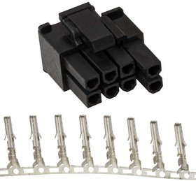 4.2mm 5557 GPU6+2pin BLACK+Terminal, Разъем