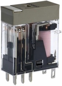 G2R-2-SN 24DC[S], Реле 2 переключ. 24VDC, 5A/230VAC DPDT