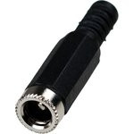 3-238, Разъем питания 5.5x2.5мм "гн" пластик на кабель