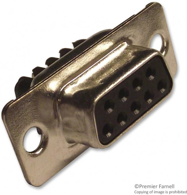 L77DE09SST, D-Sub Standard Connectors 9P SOCKET SCREW TERM FIXED MACHINE CONT.