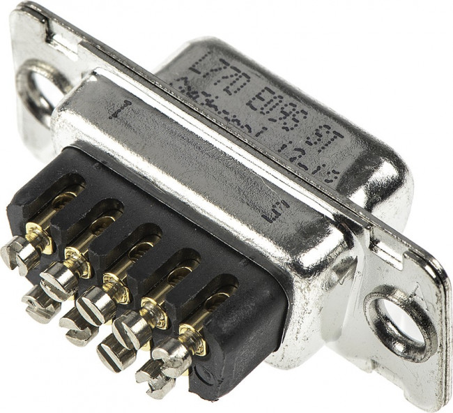 L77DE09SST, D-Sub Standard Connectors 9P SOCKET SCREW TERM FIXED MACHINE CONT.