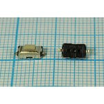 Переключатель тактовый 6,1x 3,7x 2,5, NO, SMD, IT-1181A W=0,6m