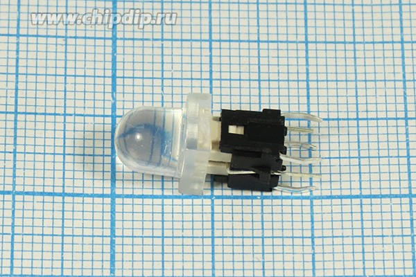 Тактовая кнопка, 7.0x 7.0x17, алгоритм работы NO, IL2Всиний, контакты 6P, PB6146L-4