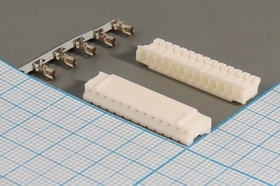 Разъем питания HB розетка , контакты 1x13, шаг P2.0, монтаж на кабель, HB-13