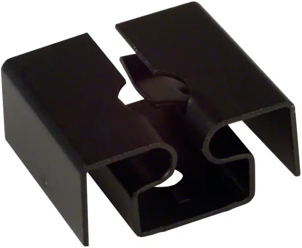 574102B00000G, Heat Sinks Slide-On Heat Sink, TO220, Spring Action, Horizontal/Vertical, 23.2 C/W, No Tab