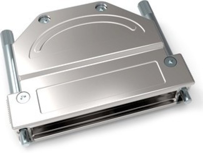 1-2308345-6, Die Cast Zinc Angled D Sub Backshell, 37, 42 Way 1-2308345-6, Die Cast Zinc Angled D Sub Backshell, 37, 42 Way