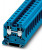 3044209, UT 16 BU Series Blue Feed Through Terminal Block, 1.5 25mm², Single-Level, Screw Termination