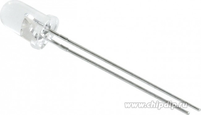 L-7113SYC-H, Светодиод 5мм/желтый/589нм/1500- 4500мкд/прозрачный/20°