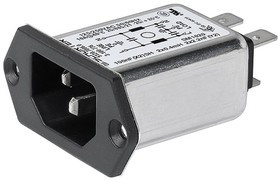 3-100-776, AC Power Entry Modules 10A APPLIANCE INLET ECO DESIGN SCREW