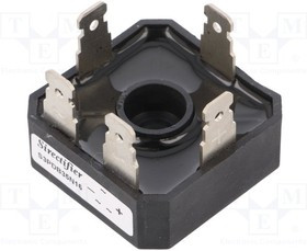 S3PDB35N16-SIR, Трехфазный диодный мост, Urmax 1,6кВ, If 35А, Ifsm 350А, THT