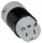 1301440044, AC Power Plugs &amp; Receptacles ECTOR 5-15 NEMA HI-IMPACT