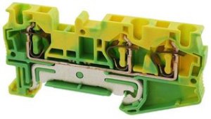 ST 4-TWIN-PE, Клеммная колодка на DIN рейку, 3 вывод(-ов), 28 AWG, 10 AWG, 6 мм², Зажим, 32 А ST 4-TWIN-PE, Клеммная колодка на DIN рейку, 3 вывод(-ов), 28 AWG, 10 AWG, 6 мм², Зажим, 32 А