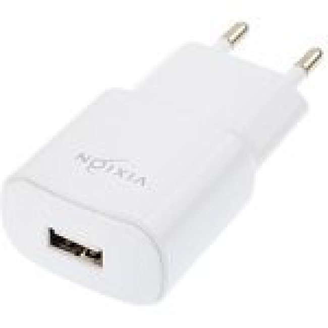 Блок питания (сетевой адаптер) VIXION L5c 1xUSB, 2.1A с кабелем Type-C 1м (белый)