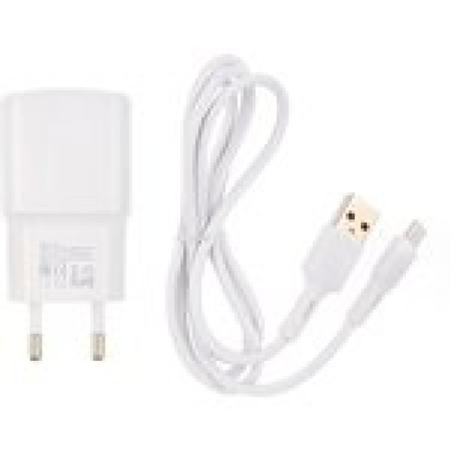 Блок питания (сетевой адаптер) VIXION L5c 1xUSB, 2.1A с кабелем Type-C 1м (белый)