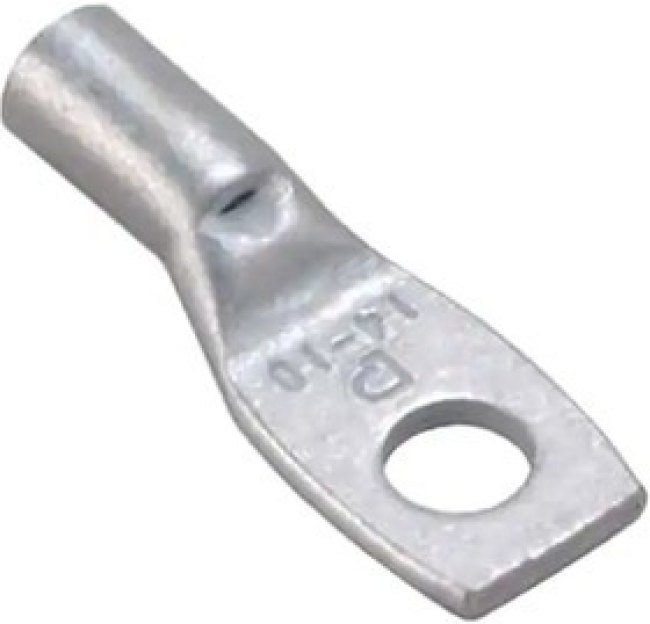 LCA10-38-L, Terminals Copper Comp Lug 1 Hole #10 AWG