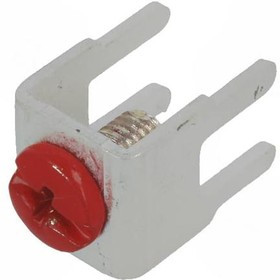 7772-2, Наконечник: зажим под винт, THT,зажим под винт, красный, 7,5х5мм