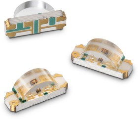 155124M173200, Standard LEDs - SMD WL-SFSW SideVw FlClr Rnd 1204 R/G/B