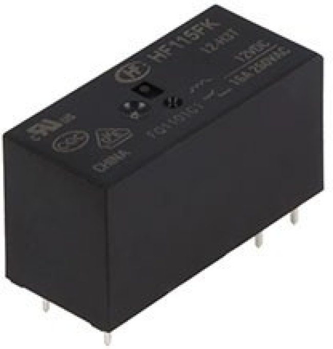 HF115FK-T/12-H3T, Реле, 12VDC, 1 From A, 1 pole 16A, материал контактов AgSnO2, Замена 1-1415899-6 (