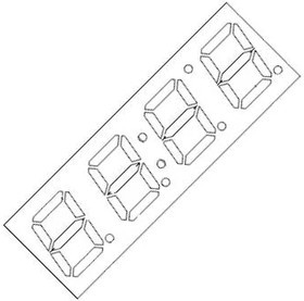 LTC-2723E, LED Displays &amp; Accessories 4 Digit, Orange