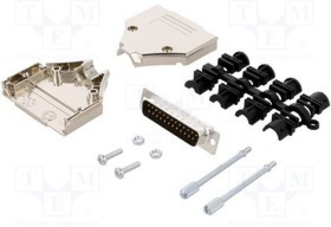 MHDTPK25-DB25P-K, Разъем D-Sub; PIN: 25; вилка; "папа"; прямой; пайк MHDTPK25-DB25P-K, Разъем D-Sub; PIN: 25; вилка; "папа"; прямой; пайк