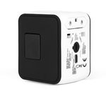 Блок питания (сетевой адаптер) универсальный IQ-TA для путешествий EU, US, UK, AU 3xUSB, Type-C, чех