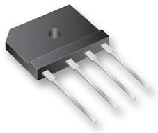 4GBJ1506F, Мостовой выпрямитель, 1 Фаза, 600 В, 15 А, SIP, 950 мВ, 4 вывод(-ов)