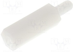 TP-16, Дистанцирующая стойка, полиамид, M3, M3, 16мм