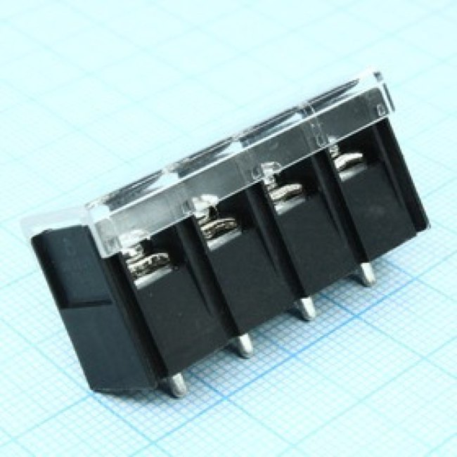 DG48C-B-04P-13-00A(H), Барьерный клеммный блок на 4 контакта. Серия DG48C-B