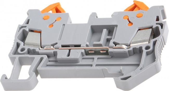 Quick connection terminal, quick connection, 0.25-1.5 mm², 2 pole, 17.5 A, 8 kV, gray, 3205019 Quick connection terminal, quick connection, 0.25-1.5 mm², 2 pole, 17.5 A, 8 kV, gray, 3205019