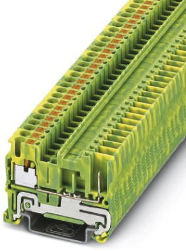 3210059, DIN Rail Terminal Blocks PT 2,5/1P-PE