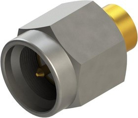 SF2902-6005, Разъем РЧ / Коаксиальный, SMA Коаксиальный, Прямой Штекер, Пайка, 50 Ом, 0.141" Полужесткий, Латунь
