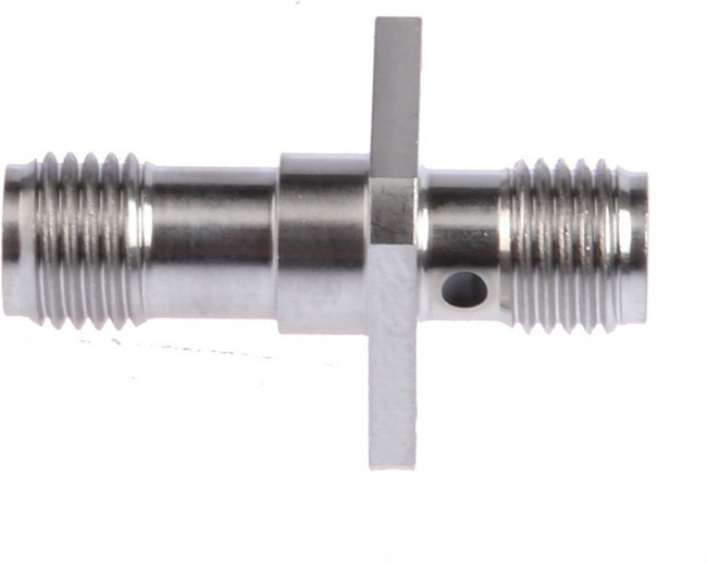 SF2991-6007, RF Adapters - In Series SMA F to F FlangeMnt Adapter, 4 Hole