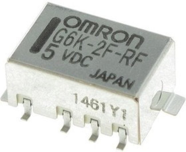 G6K-2F-RF-DC24, High Frequency / RF Relays 1GHz Std Grd NoLatch DPDT 24VDC 100mW G6K-2F-RF-DC24, High Frequency / RF Relays 1GHz Std Grd NoLatch DPDT 24VDC 100mW