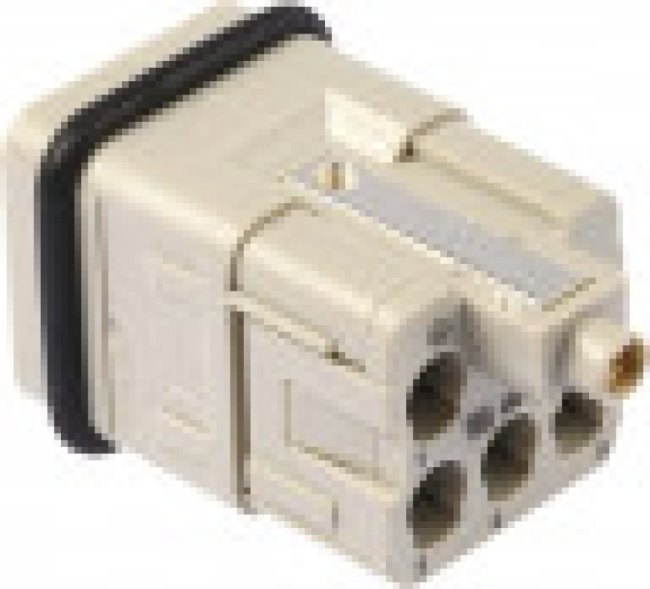 09140023004, Heavy Duty Power Connectors Han Quintax/Coax module Male 09140023004, Heavy Duty Power Connectors Han Quintax/Coax module Male