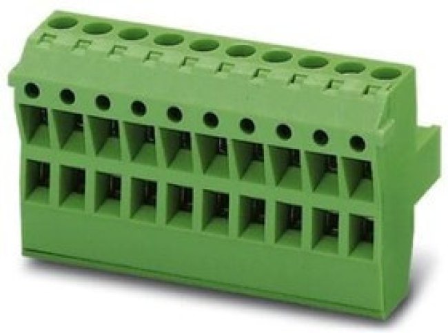 1853023, Pluggable Terminal Blocks 3 Pos 5.08mm pitch Plug 24-12 AWG Screw