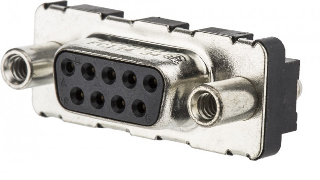 D09S24A4GV00LF, D-Sub Standard Connectors Straight 9 way Socket