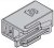 2058299-1, Hermaphroditic Female Connector Housing, 4mm Pitch, 2 Way, 1 Row 2058299-1, Hermaphroditic Female Connector Housing, 4mm Pitch, 2 Way, 1 Row