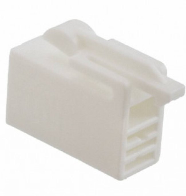 2058299-1, Hermaphroditic Female Connector Housing, 4mm Pitch, 2 Way, 1 Row 2058299-1, Hermaphroditic Female Connector Housing, 4mm Pitch, 2 Way, 1 Row
