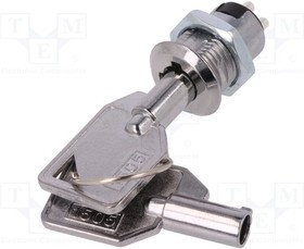 KS-43, Переключатель: замок для РЭА, Фикс.пол: 3, Контакты: SP3T