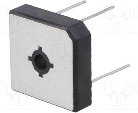 GBPC1508W, Диодный мост: однофазный, Urmax: 800В, If: 15А, Ifsm: 300А, MBR-25W GBPC1508W, Диодный мост: однофазный, Urmax: 800В, If: 15А, Ifsm: 300А, MBR-25W