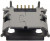 10103594-0001LF, Гнездо; USB B micro; на PCB; SMT,THT; PIN: 5; горизонтальный