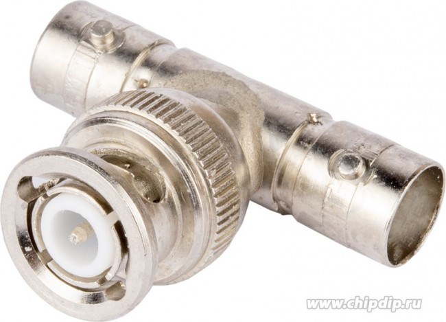 Высокочастотный тройник штекер на два гнезда; №7 СР50- 95ФВ\\B9,5\[переход Г-Ш-Г]