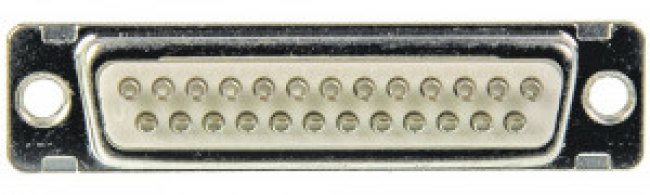 DB25S064TLF, Conn D-Subminiature SKT 25 POS 2.76mm Solder Bucket ST Panel Mount 25 Terminal 1 Port DB25S064TLF, Conn D-Subminiature SKT 25 POS 2.76mm Solder Bucket ST Panel Mount 25 Terminal 1 Port