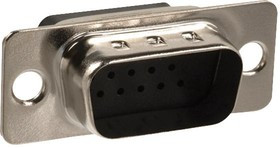 170-050-173L010, Корпус разъема D Sub, 50 вывод(-ов), D Sub, DD, 170 Series, Штекер, Корпус из Стали