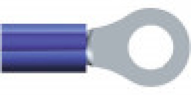 1-51864-0, TERMINAL, RING TONGUE, #8, CRIMP, BLUE