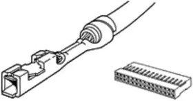 48258-000LF, CONTACT, SOCKET, CRIMP, 28-32AWG