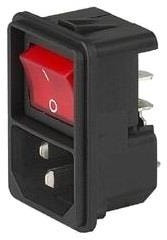 4302.2002, AC Power Entry Modules SNAP-IN 2-POLE