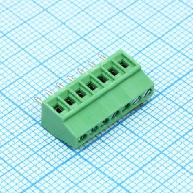 DG308-2.54-07P-14-00A(H), Винтовой клеммный блок c рельефной обоймой, 7 контактов. Серия DG308-2.54 DG308-2.54-07P-14-00A(H), Винтовой клеммный блок c рельефной обоймой, 7 контактов. Серия DG308-2.54