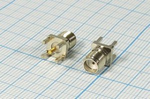 Разъем SMA розетка,на плату,4C1P Разъем SMA розетка,на плату,4C1P