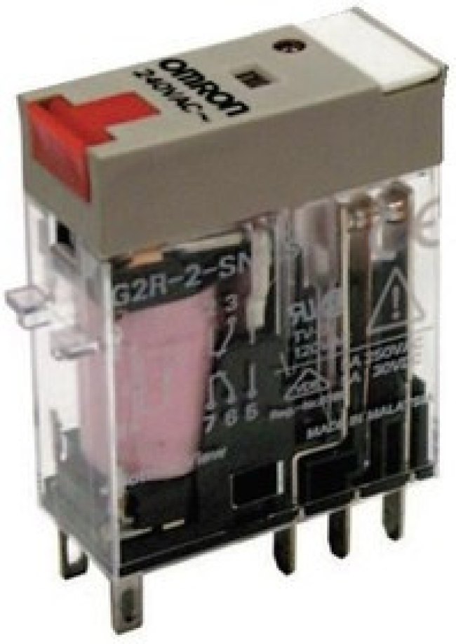 G2R-2-SN 110AC (S), Универсальное реле, серия G2RS, силовое, без защелки, DPDT, 110В AC, 5А G2R-2-SN 110AC (S), Универсальное реле, серия G2RS, силовое, без защелки, DPDT, 110В AC, 5А